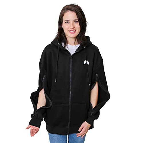 Amazon.com: MandMcares Dialysis Hoodie with Arm Zipper, Warm